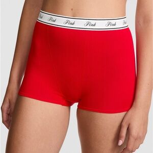 PINK Victoria's Secret Red High-Rise Briefs